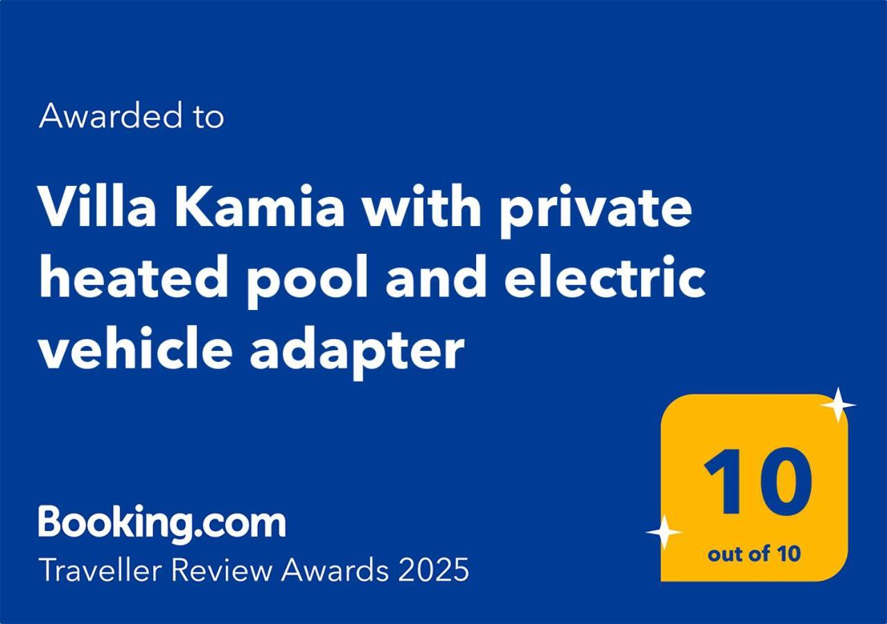 Villa Kamia With Private Heated Pool And Electric Vehicle Adapter Zubovici Ngoại thất bức ảnh